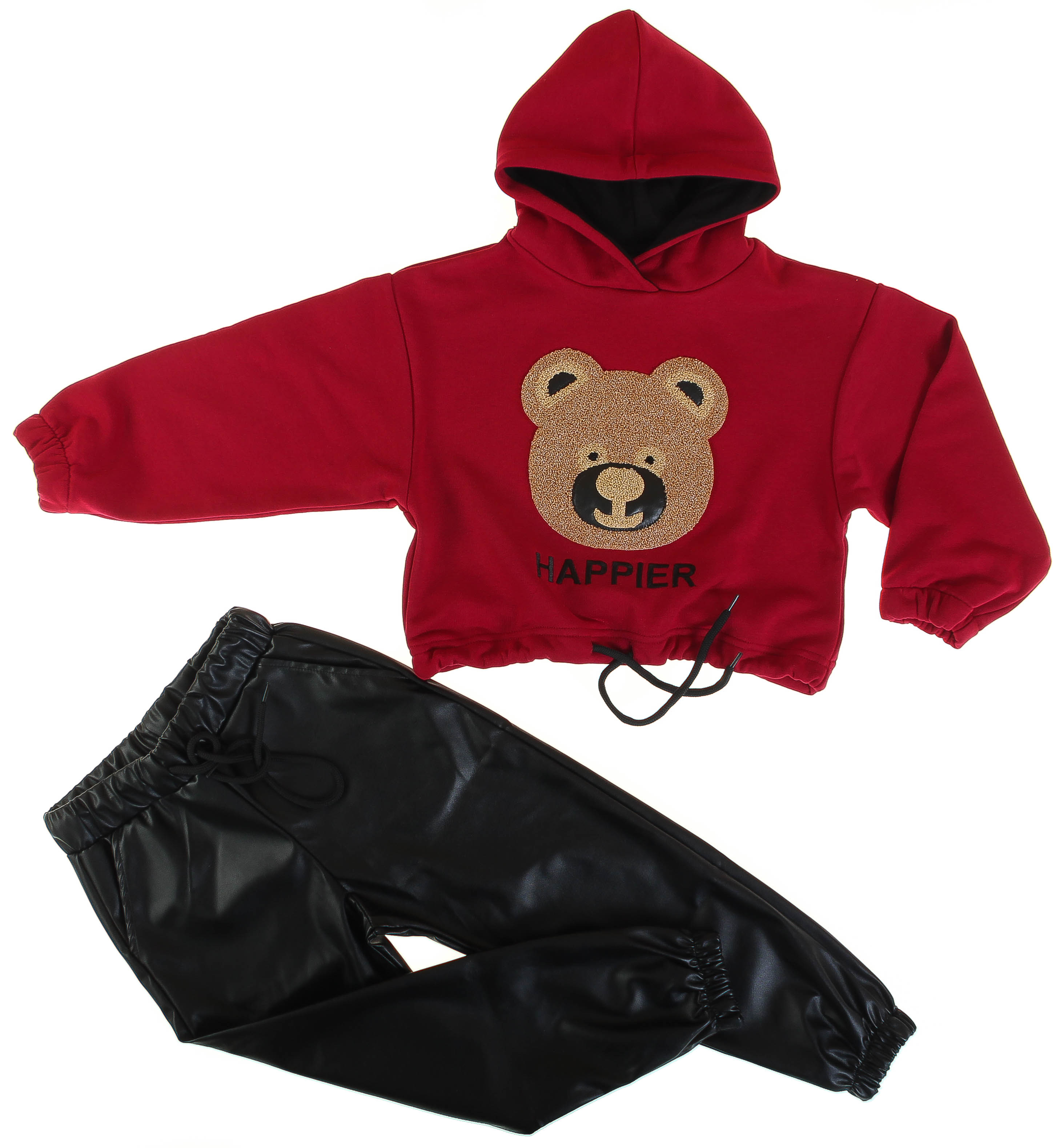 

Худи + Брюки Кожаные Cloise Темно-красный 152 см CL0114014-154006 (535310)