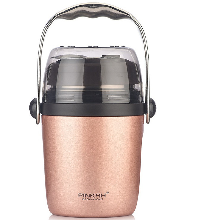

Термос пищевой Pinkah PJ-3349 950 мл, розовое золото MHz. 49348