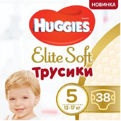 

Подгузник Huggies Elite Soft Pants XL размер 5 (12-17 кг) Mega 38 шт (5029053547015). 45710
