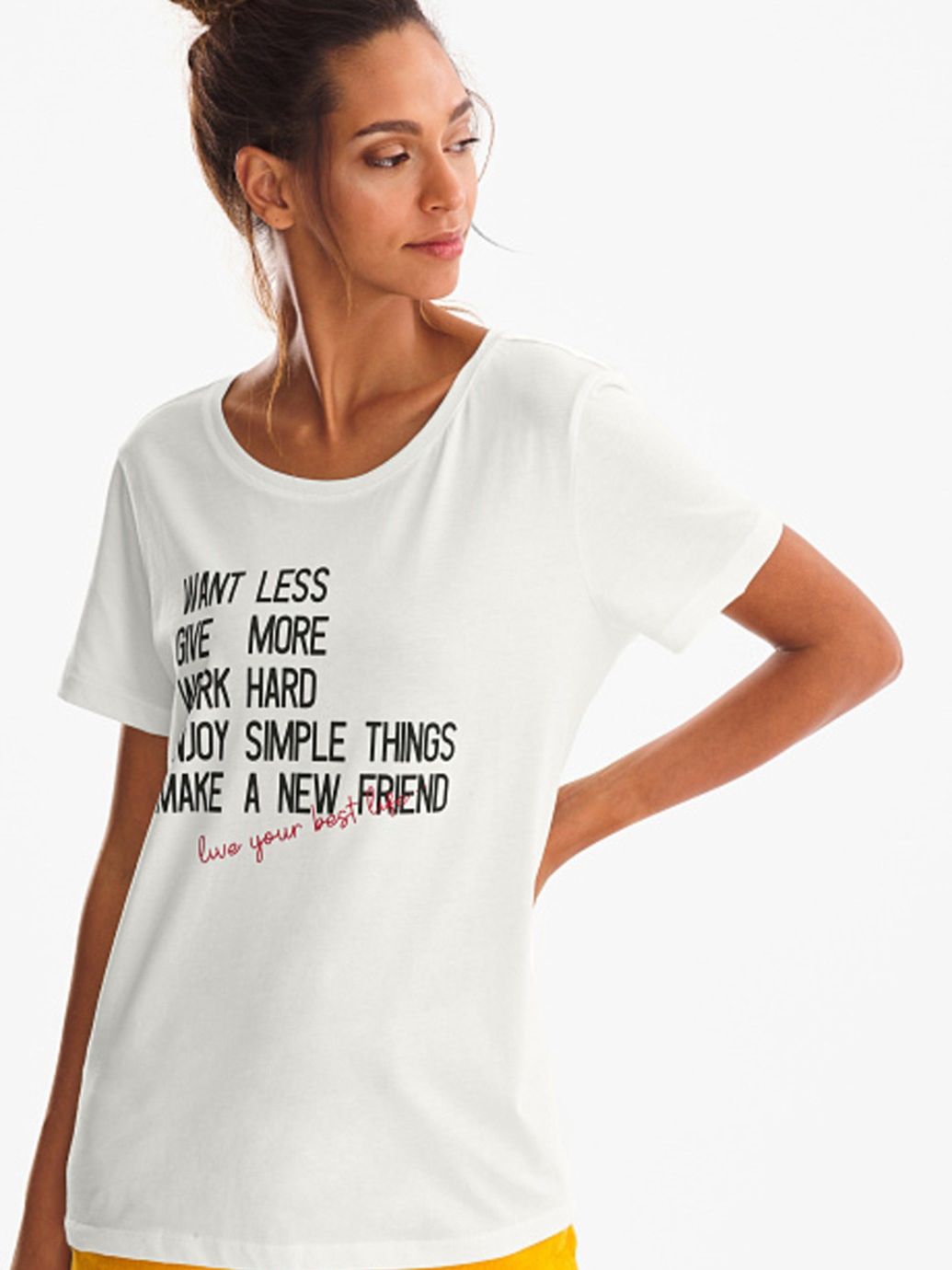 

Футболка C&A 2053743_WantLess  Белая, Футболка C&A 2053743_WantLess XS Белая