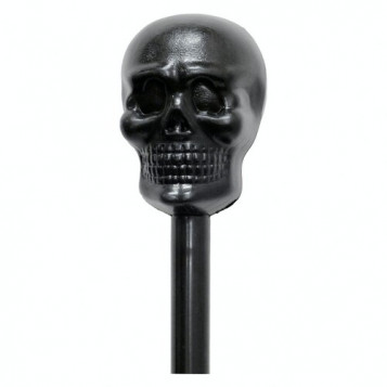 

Трость Череп черный Halloween 16-147BLK