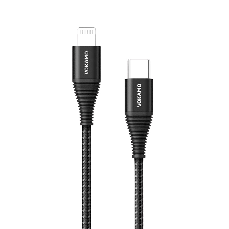 

Кабель Vokamo Luxlink Cable USB-C to Lightning Black 1.2 m
