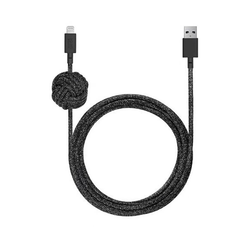 

Кабель Native Union Night Cable USB-C to Lightning Cosmos Black 3 m (NCABLE-CL-CS-BK-NP)