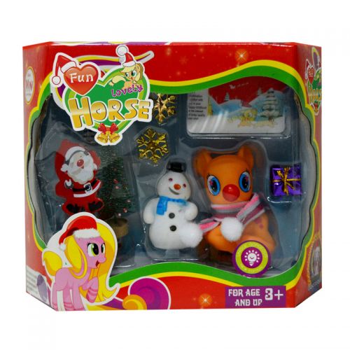

Новогодний набор "Lovely Pony" (с оранжевым пони) JIADIHONG. 37628