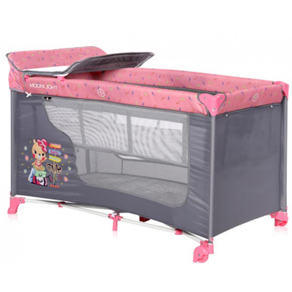 

Детский манеж Bertoni/Lorelli MOONLIGHT 2L (pink travel)