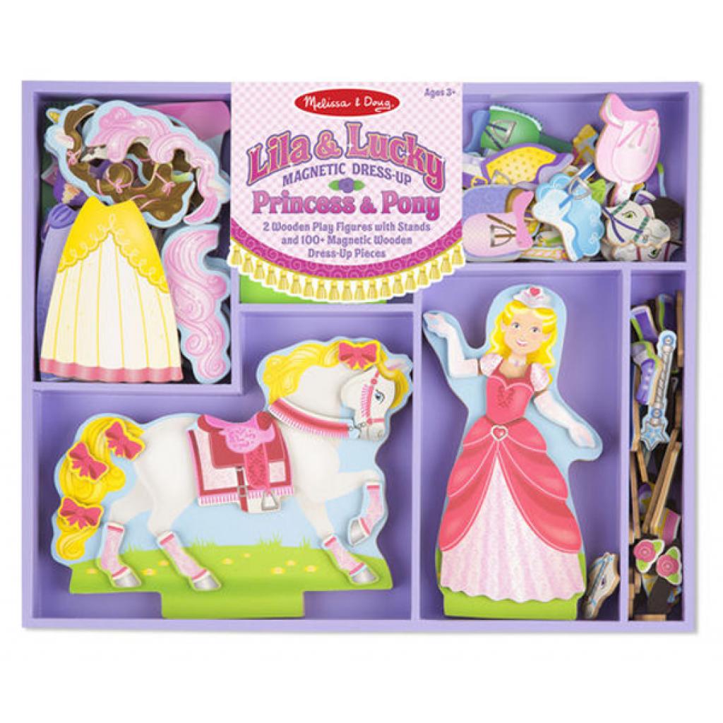 

Игровой набор Melissa&Doug Магнитная одевалка Принцесса и лошадь (MD9281)