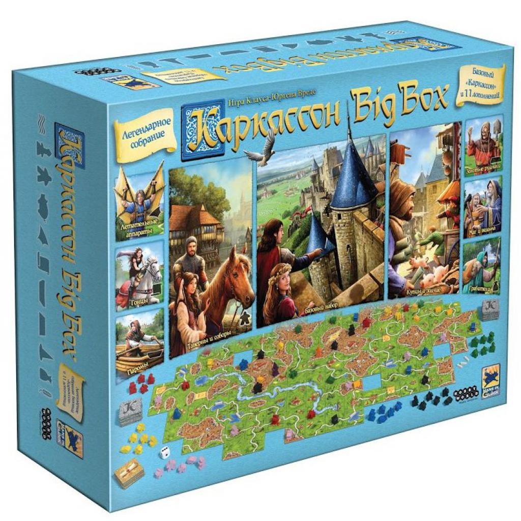 

Настольная игра Hobby World Каркассон Big Box (915290)