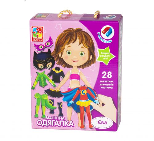 

Магнитная одевашка "Ева" (укр) Vladi Toys. 35912