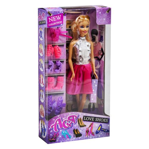 

Кукла Ася "Love Shoes" с аксессуарами JIADIHONG. 38404
