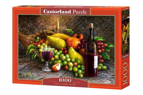 

Пазлы "Фрукты и вино", 1000 элементов Castorland. 39185