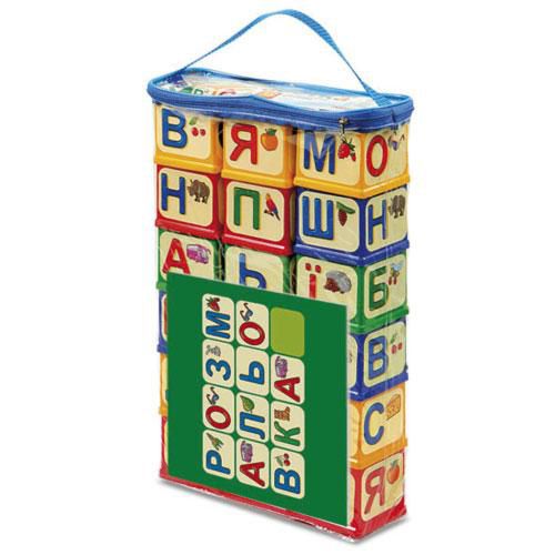 

Кубики "Абетка з розмальовкою", 18 шт Юника. 39911
