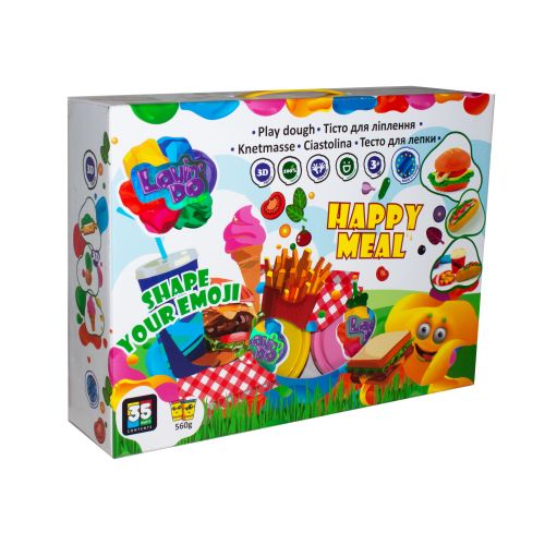 

Набор теста для лепки "Lovin'do: Happy Meal" (ШК другой позиции) Окто. 39389