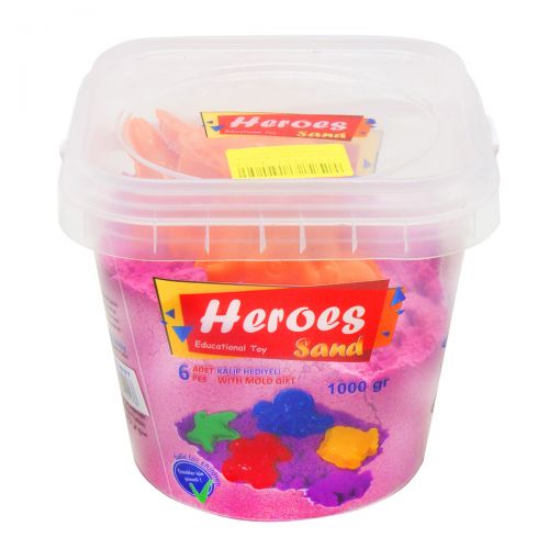 

Кинетический песок, розовый, 1000 г E Heroes. 39439
