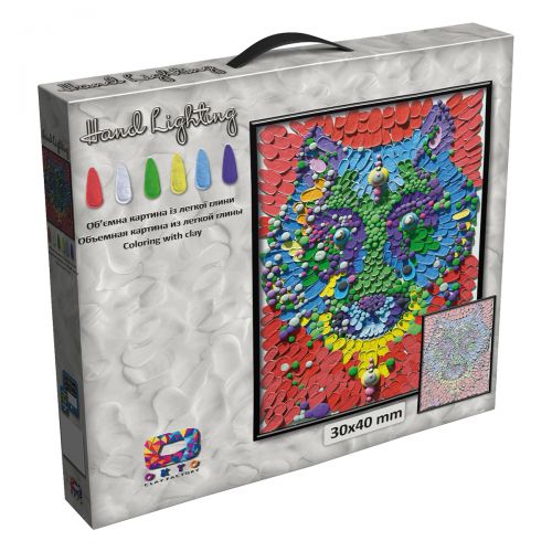 

Картина из глины "Moon Light Clay. Волк" Окто. 39314