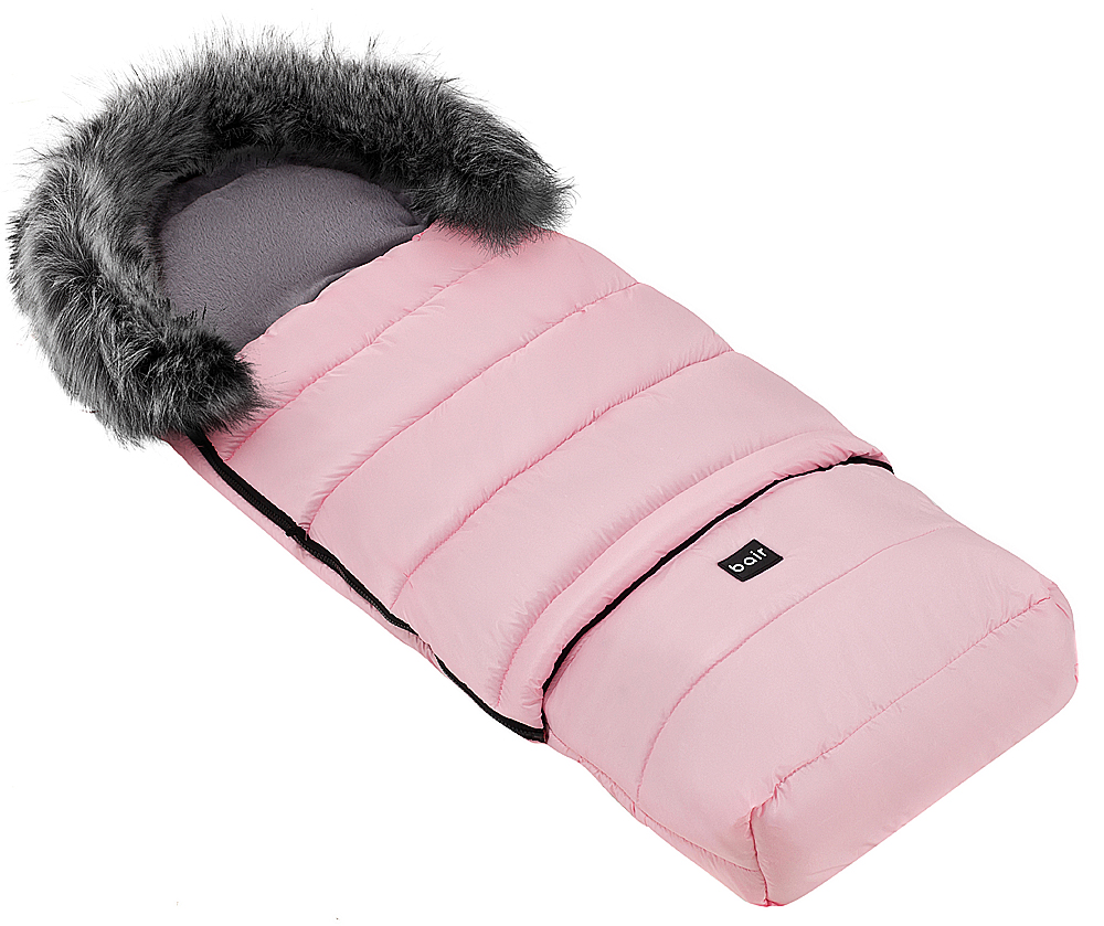 

Зимний детский конверт Bair Arctic с удлинением розовый. 31315