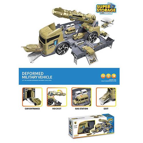 

Игровой набор "Военный трейлер" JIADIHONG. 37063