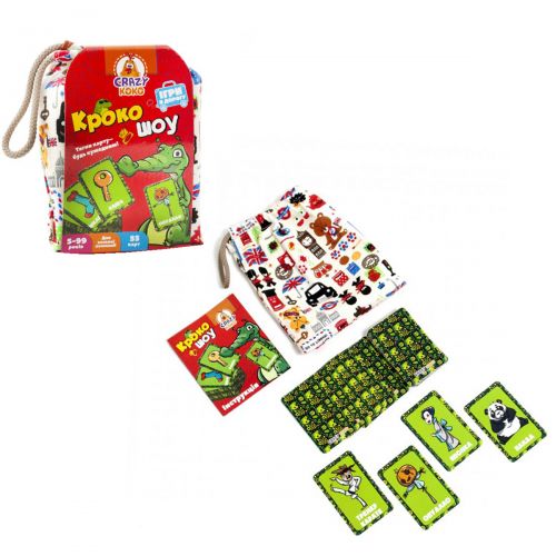 

Игра в мешочке "Крокошоу", укр Vladi Toys. 35756