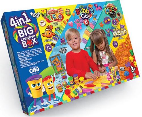 

Набор креативного творчества "Big Creative Box" 4 в 1 (укр) Dankotoys. 39374