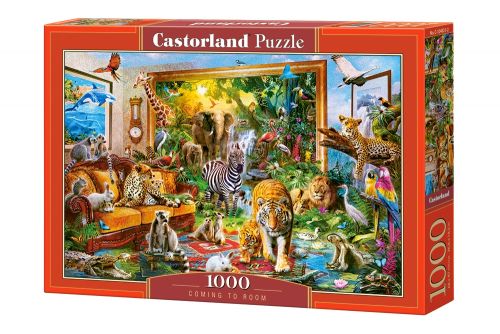

Пазлы "Животные в номере", 1000 элементов Castorland. 39138