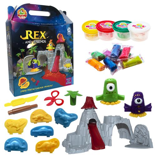 

Набор теста для лепки "REX and friends" JIADIHONG. 39392