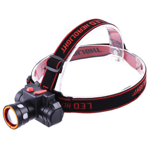 

Фонарь налобный Police 0604-T6, ЗУ 220V, 1х18650, zoom, Box. 32536