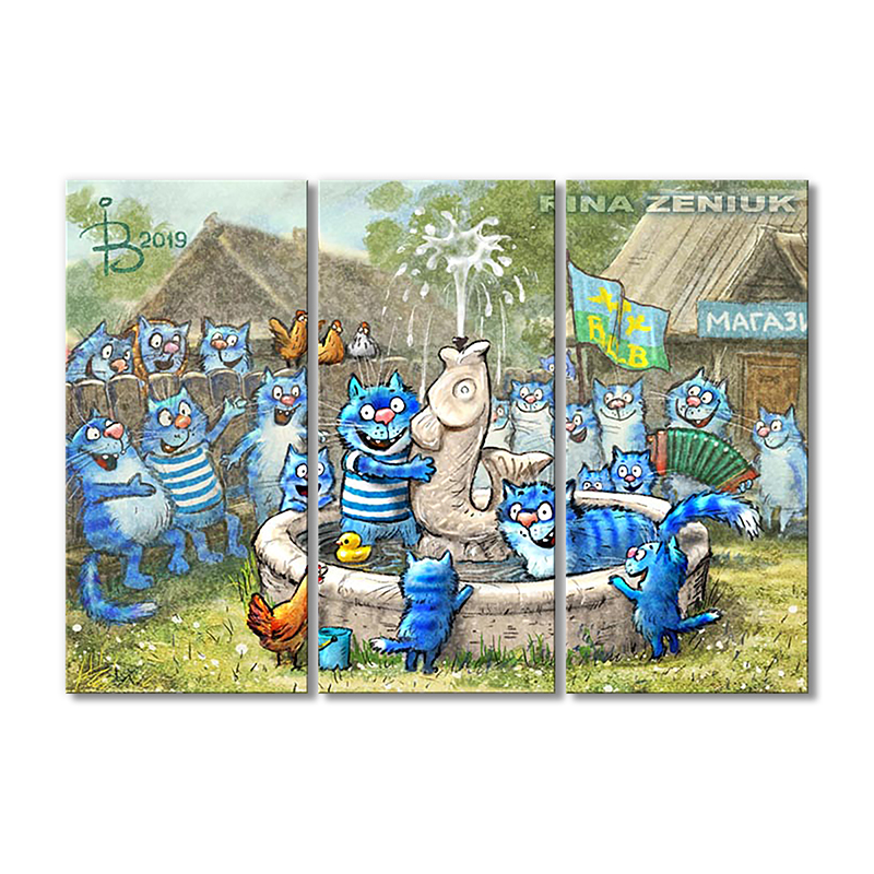 

Модульная картина Artel «ВДВ» 3 модуля 120x180 см