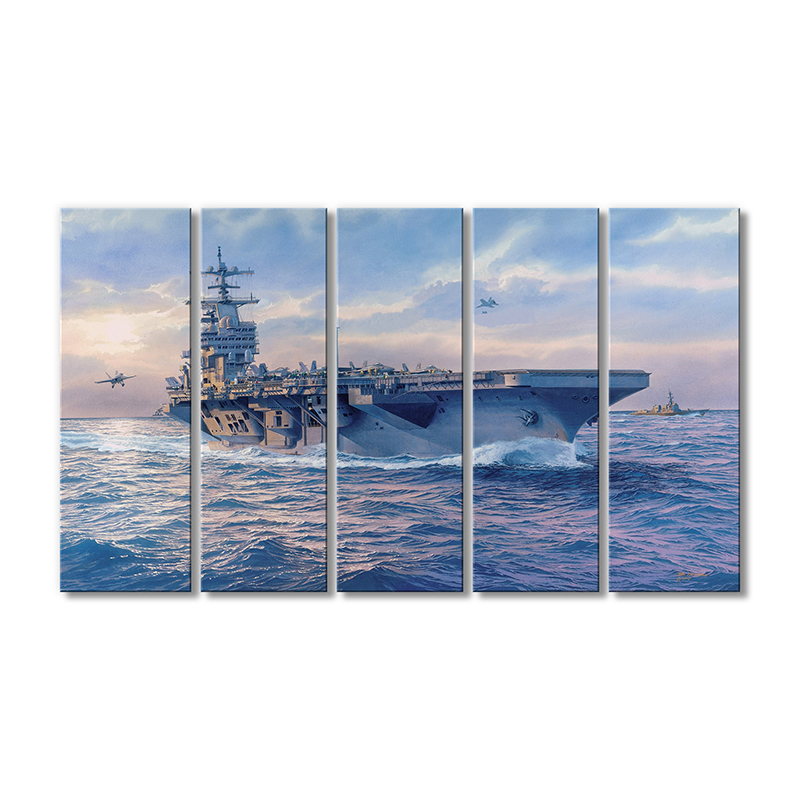 

Модульная картина Artel «Военно-морской авианосец» 5 модулей 90x135 см