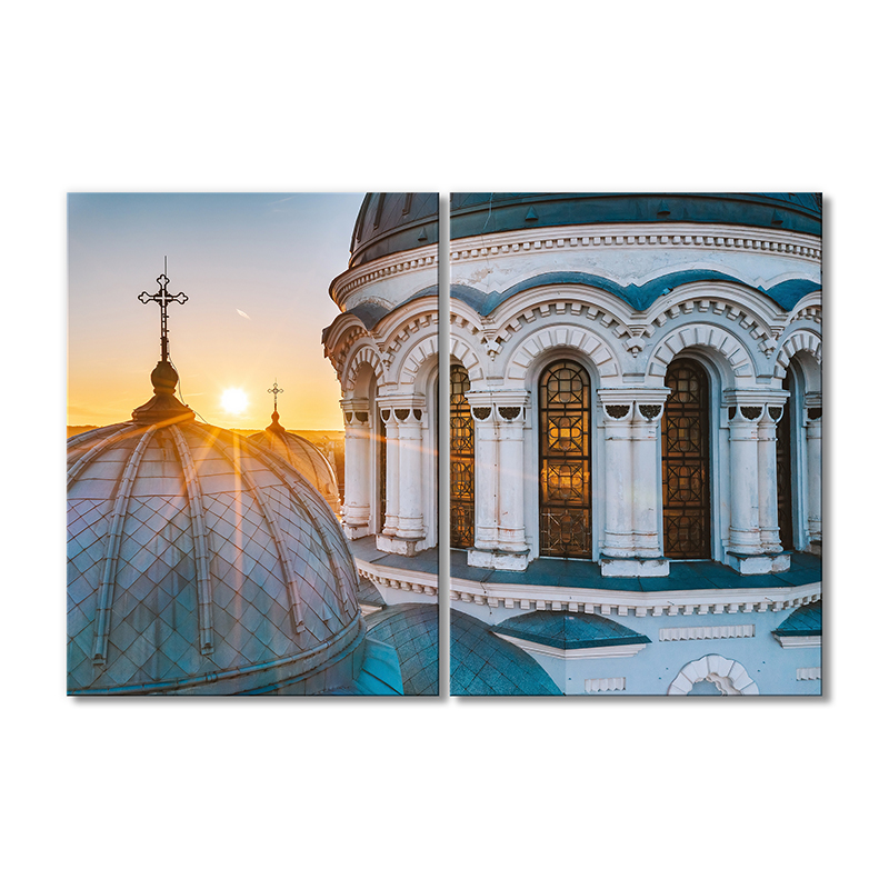 

Модульная картина Artel «Восход солнца над куполами» 2 модуля 90x135 см