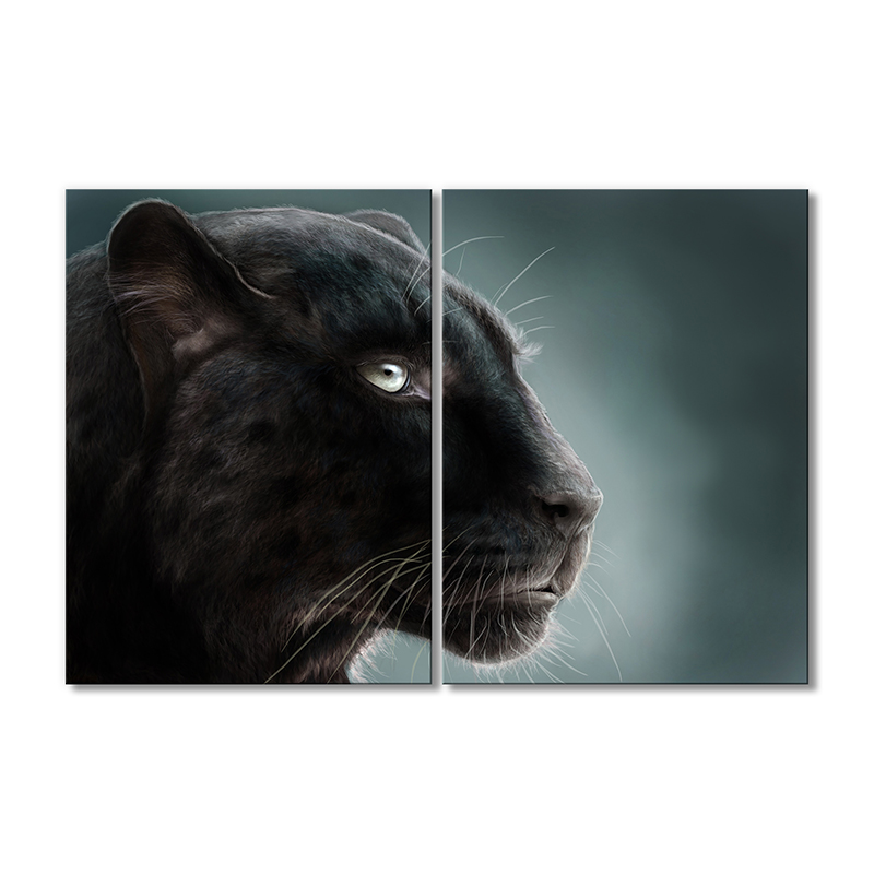 

Модульная картина Artel «Взгляд пантеры» 2 модуля 60x90 см