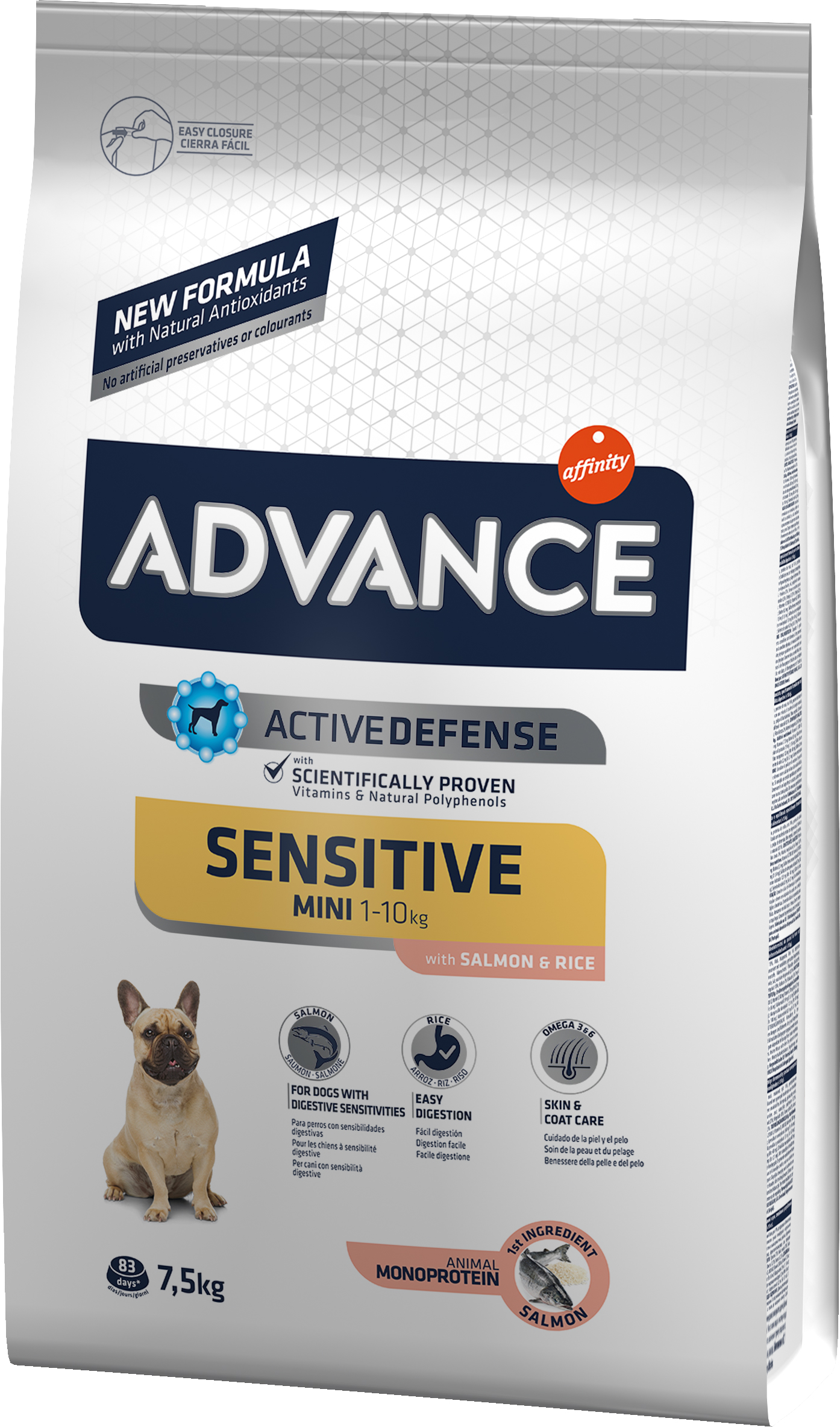 

Сухой корм Advance Mini Sensitive для взрослых собак маленьких пород с чувствительным пищеварением 7.5 кг (8410650215167)