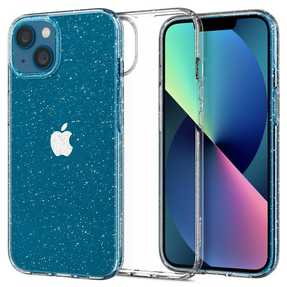 

Чехол Spigen Liquid Crystal Glitter для iPhone 13 Mini Crystal Quartz