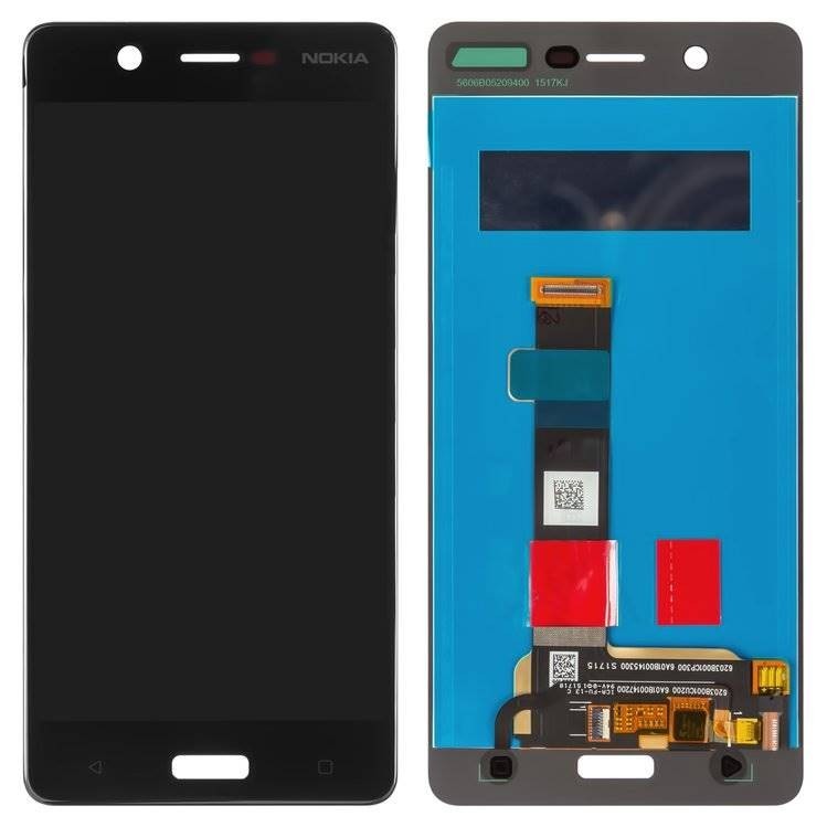 

Дисплей для Nokia 5 TA-1024, Dual Sim TA-1053 с сенсором (тачскрином) черный