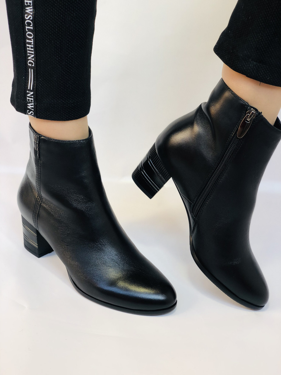 

Женские ботинки Polann 35 Чёрные 2366