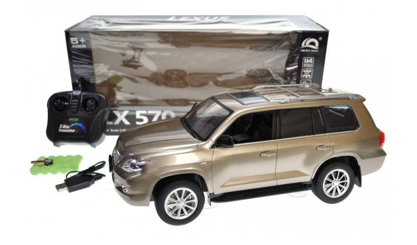 

Коллекционная машинка Джип Лексус Hui Quan Lexus LX570 на радиоуправлении 1:14
