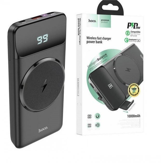 

Павербанк Hoco Magnetic Wireless 10000mAh USB/Type-C