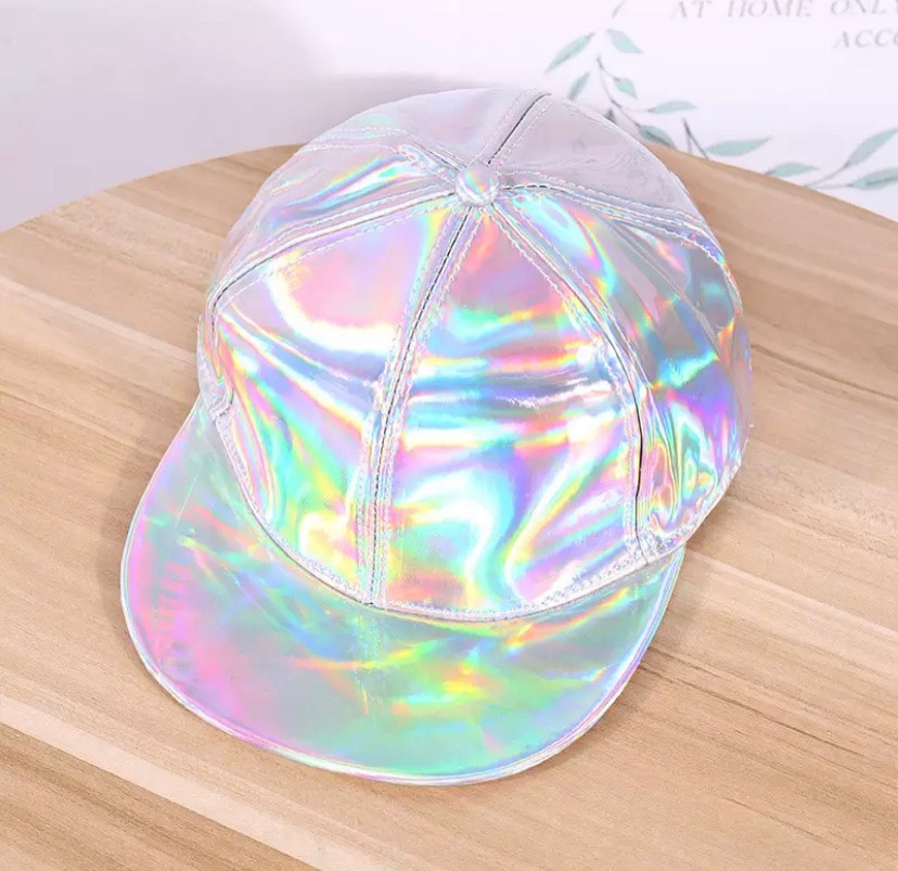 

Кепка Snapback Jsstore Блестящая Голограмма Серебро
