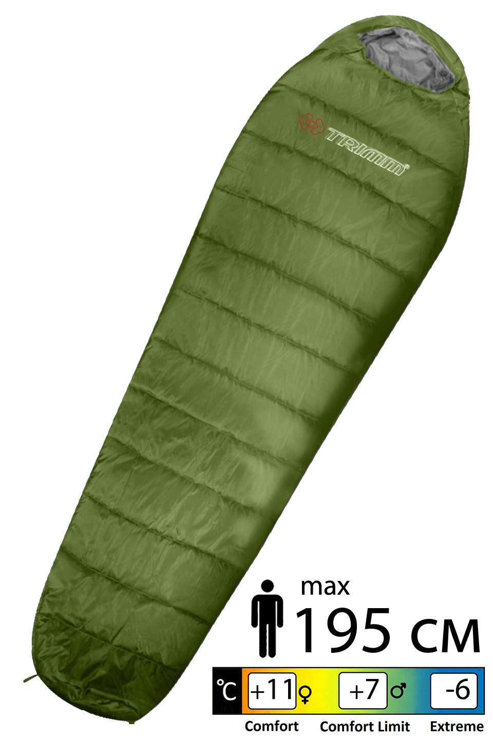 

Спальник Trimm Summer kiwi green - 001.009.0267 - 195R (001.009.0267)