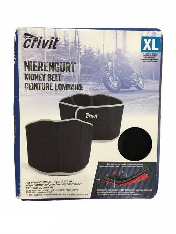 

Защитный пояс на почки Crivit Crivit черный L1-20051