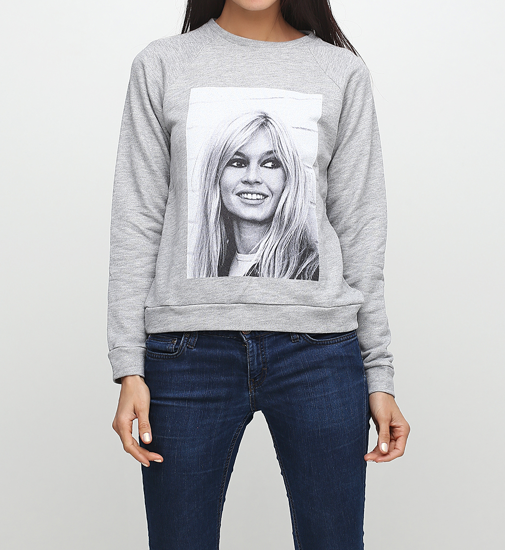 

Толстовка BrigitteBardot 222018-2890VN212-3606 34-36 серый