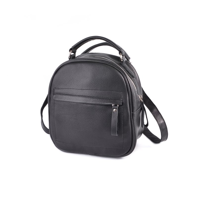 

Женский кожаный рюкзак KM Черный (KM-263)