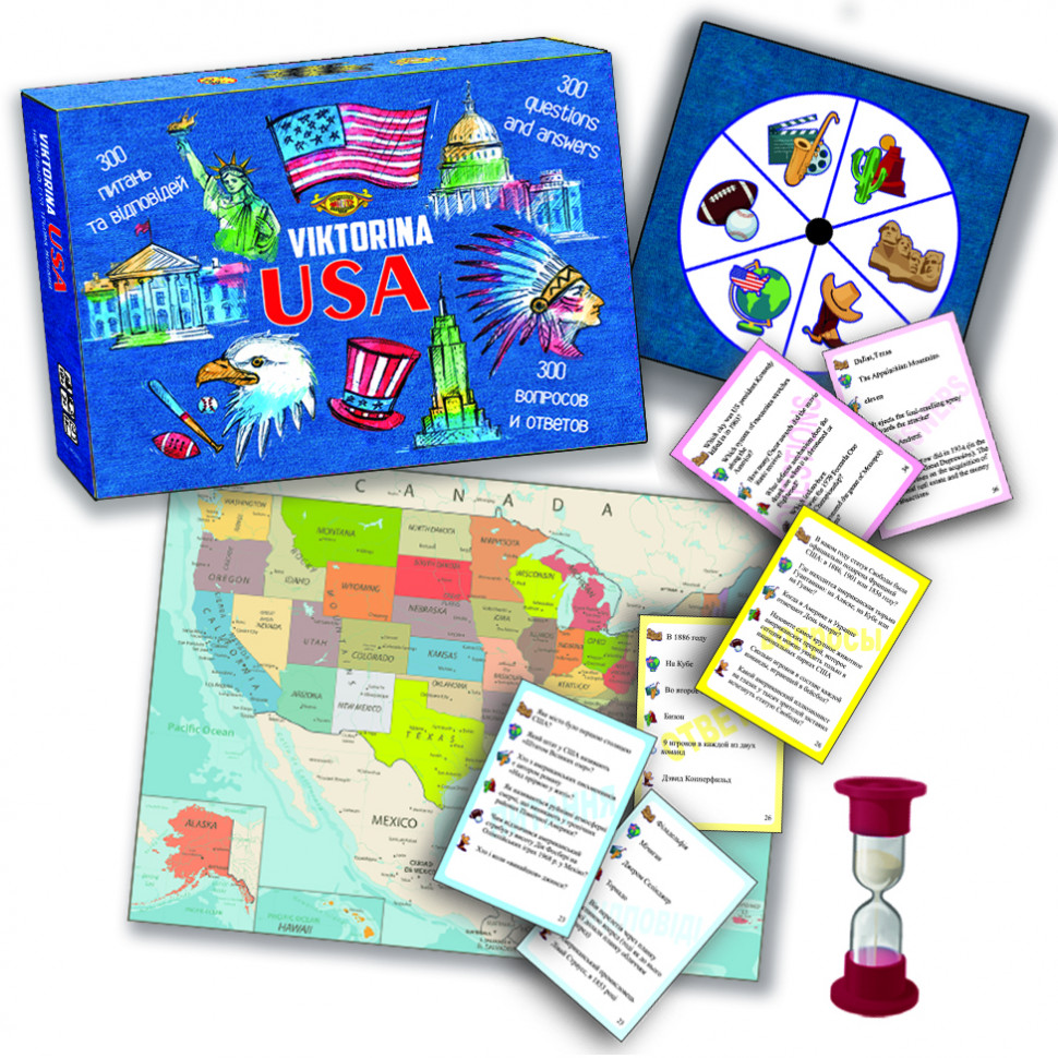 

Настольная игра "Викторина США"
