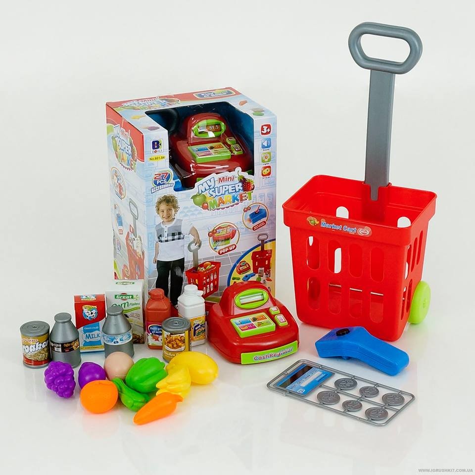 

Магазин тележка 661-84 игра в магазин для детей Supermarket Set