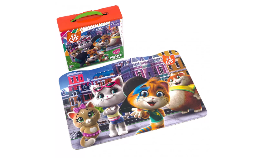 

Игра настольная "Макси пазлы. 44 Cats" VT1722-02