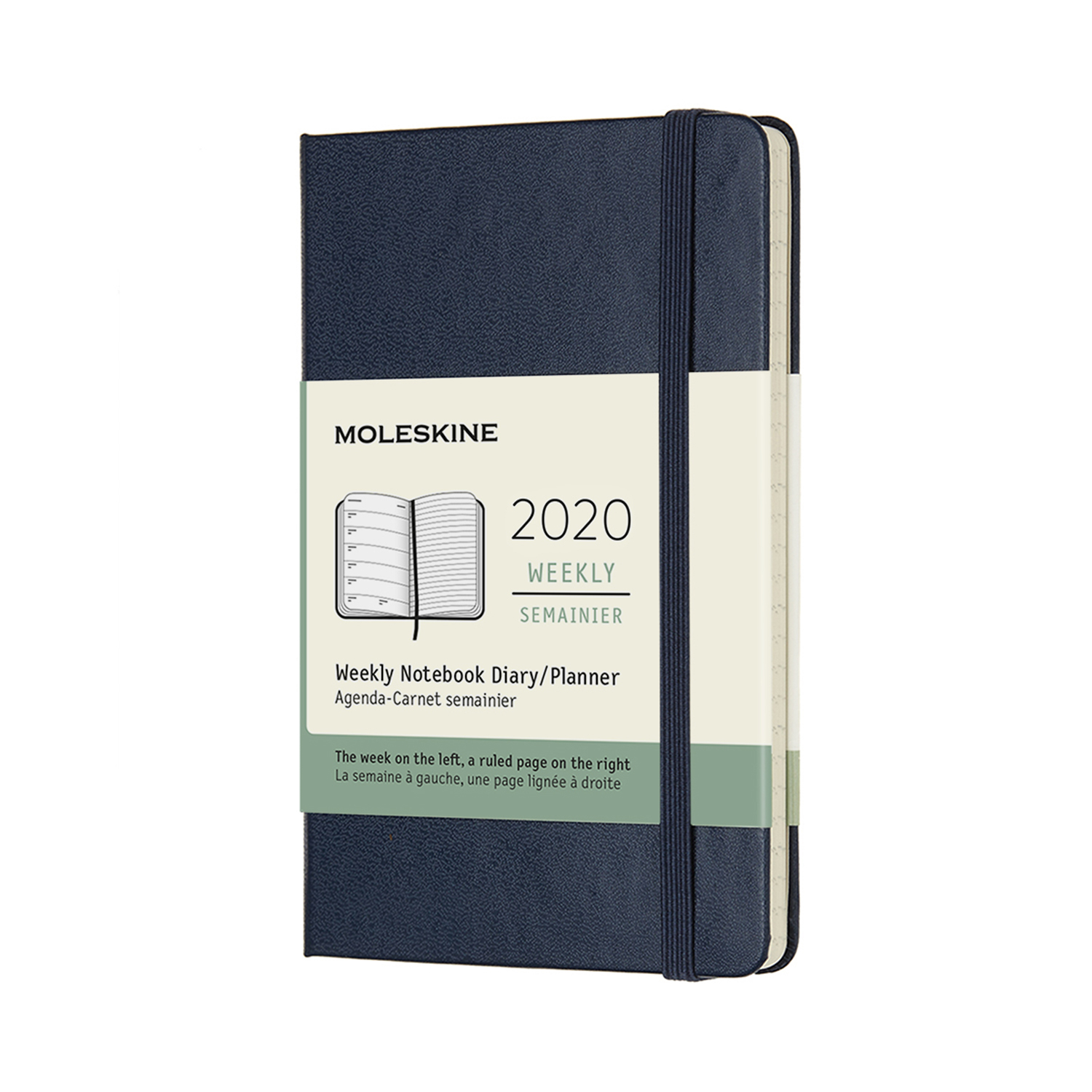 

Щотижневик Moleskine 2020 кишеньковий / Сапфір (8058647628899)