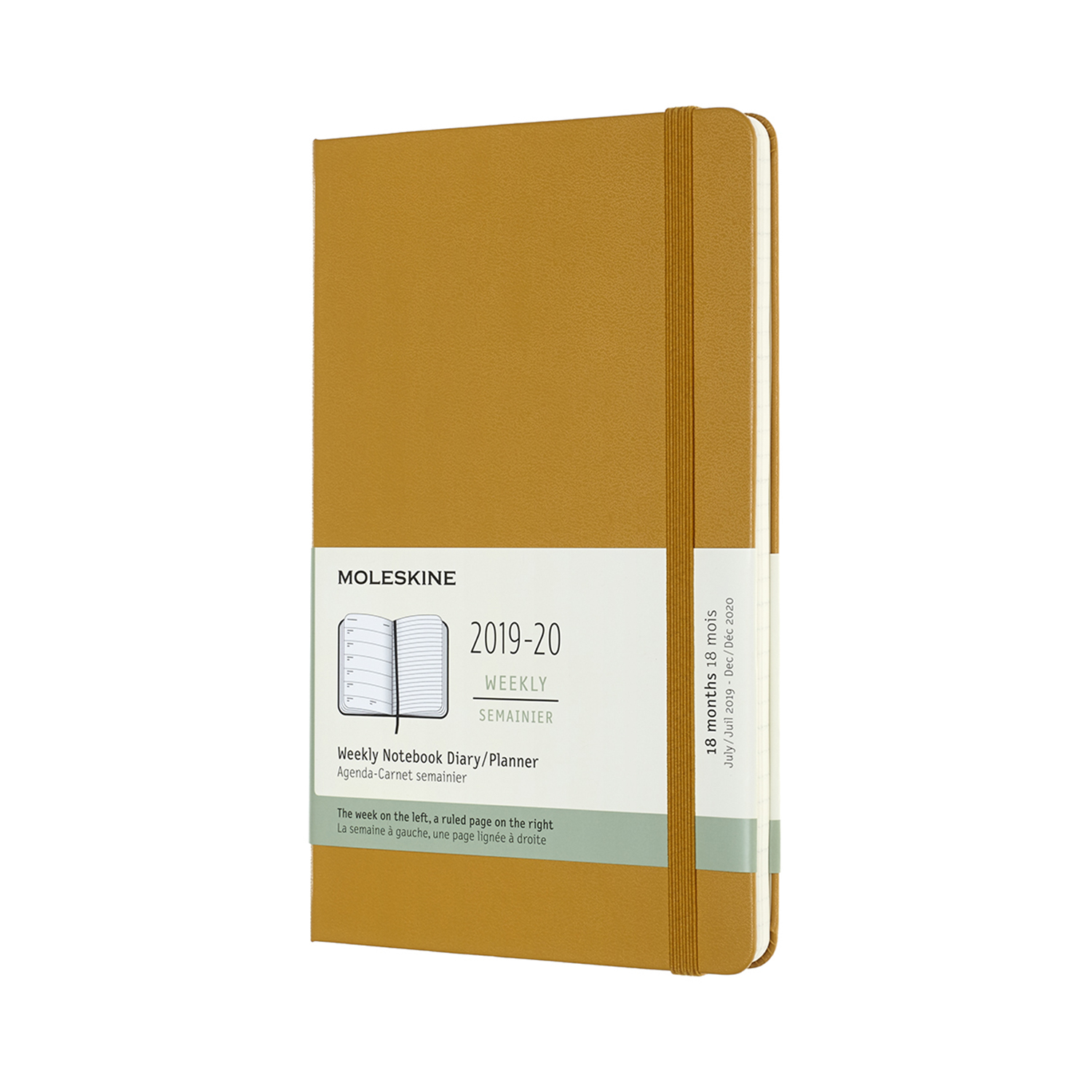 

Щотижневик Moleskine 2019-2020 середній Стиглий Жовтий (8058647628486)