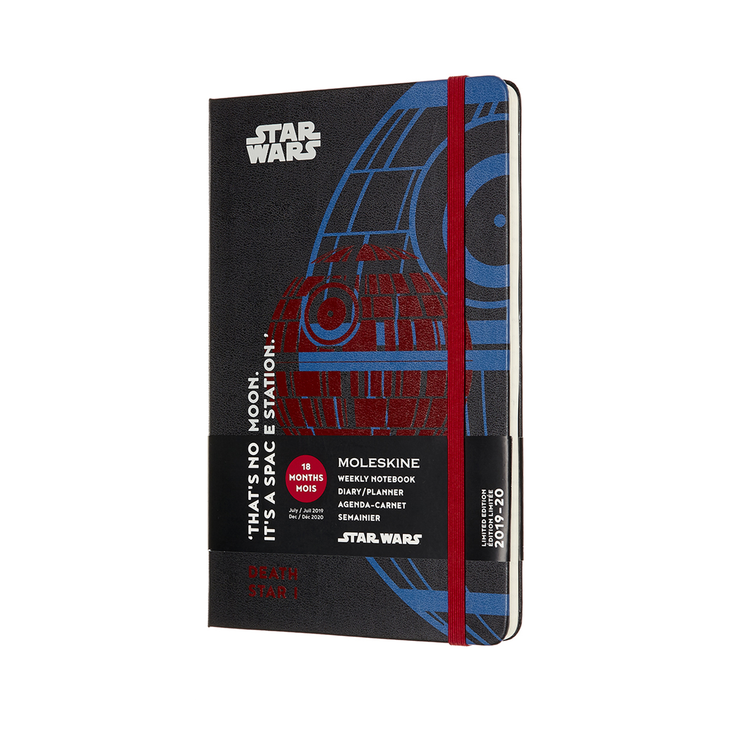 

Щотижневик Moleskine 2019-2020 Star Wars середній / Чорний (8053853600257)