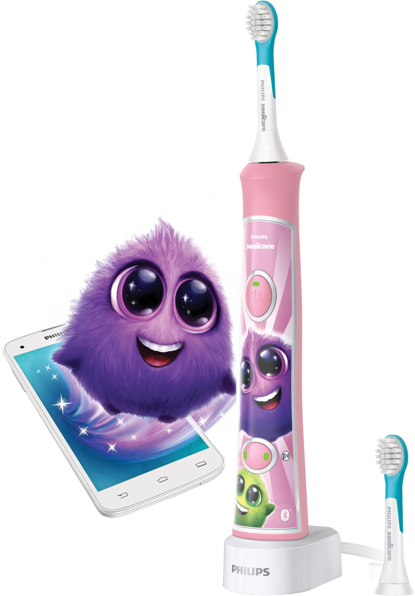 Акция на Электрическая зубная щетка Philips Sonicare For Kids HX6352/42 от Rozetka UA