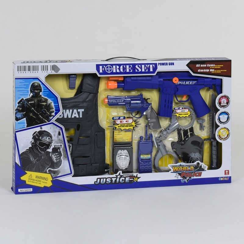 

Детский игровой набор полицейского A-Toys 34270