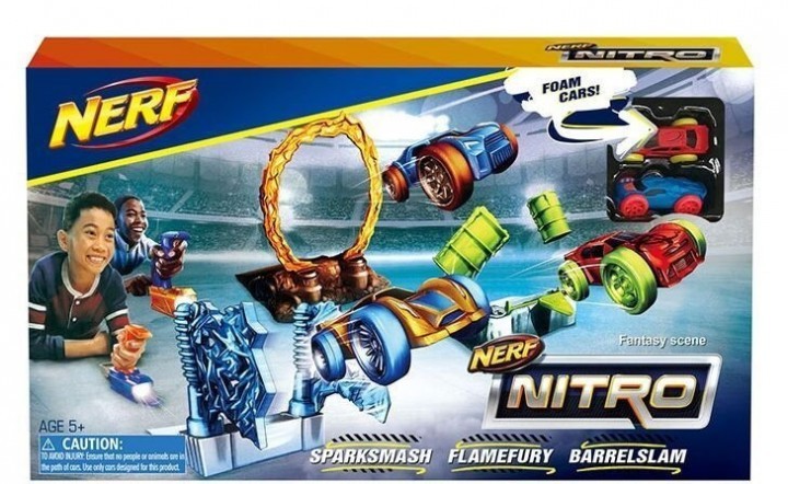 

Бластер NERF с машинками 7708