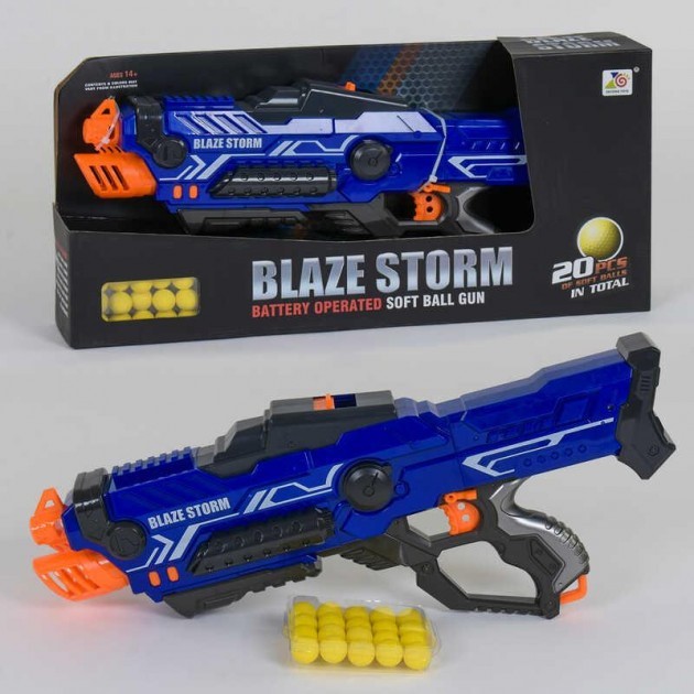 

Игрушечный автомат бластер Blaze Storm с мягкими пульками